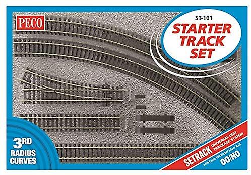 Peco ST-101 Setrack 3rd Radius Starter Track Set
