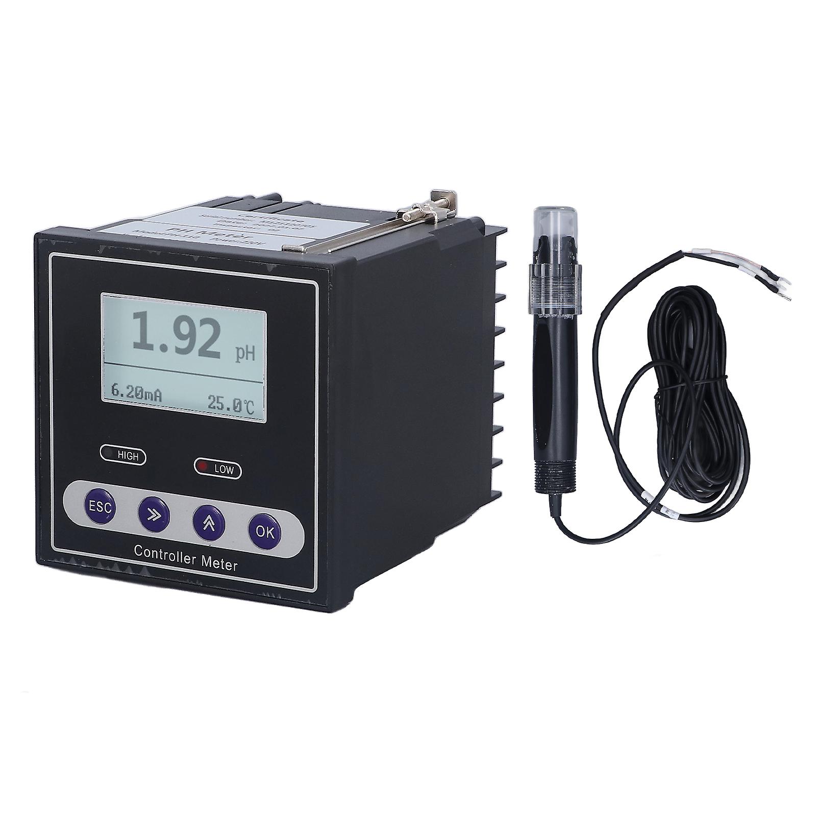 High-Precision pH/ORP Tester for Wastewater with LCD Backlight, 220V Power
