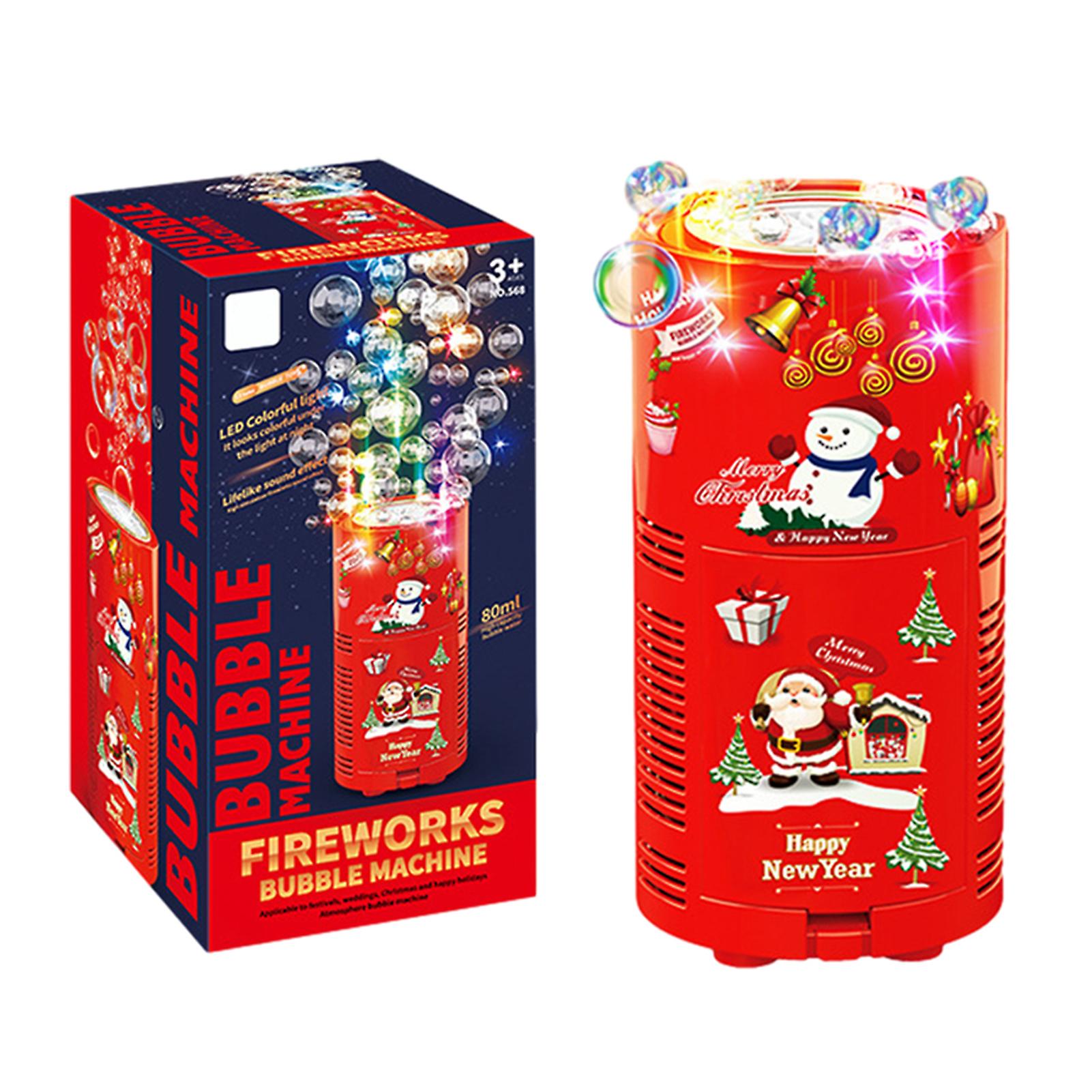 Full Automatic Firework Bubble Maker 240ml Large Capacity Interesting Bubble Blower for Garden Courtyard
