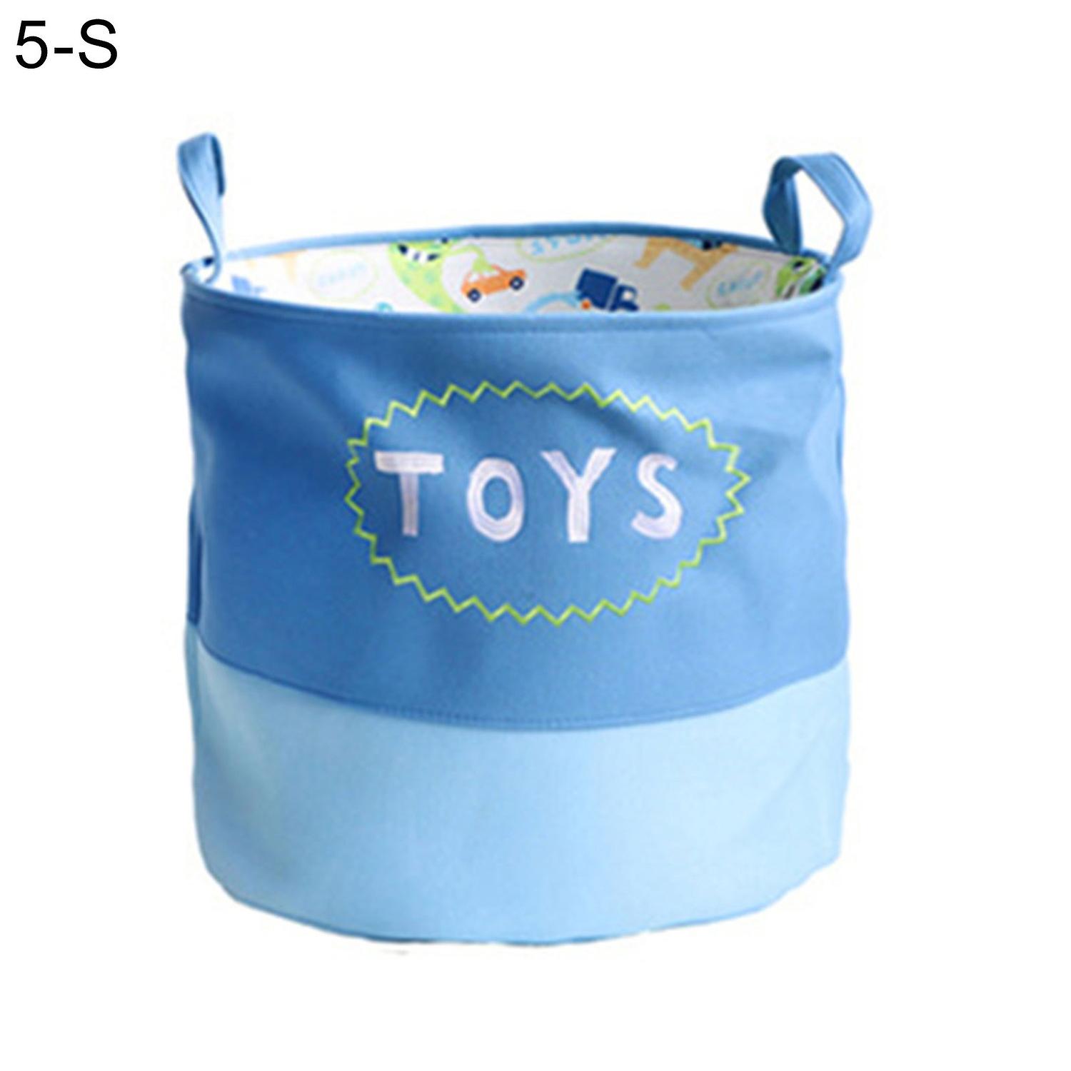 Roadoor Portable Pliable Dirty Clothes Organizer Jouets Sac de rangement Poignée Panier à linge 5