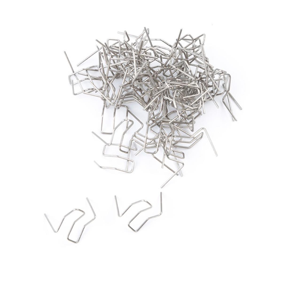 500Pcs 0.8mm Outer Corner Hot Stapler for Plastic Welder Repair Standard Pre Cut Wave Staple Weldin