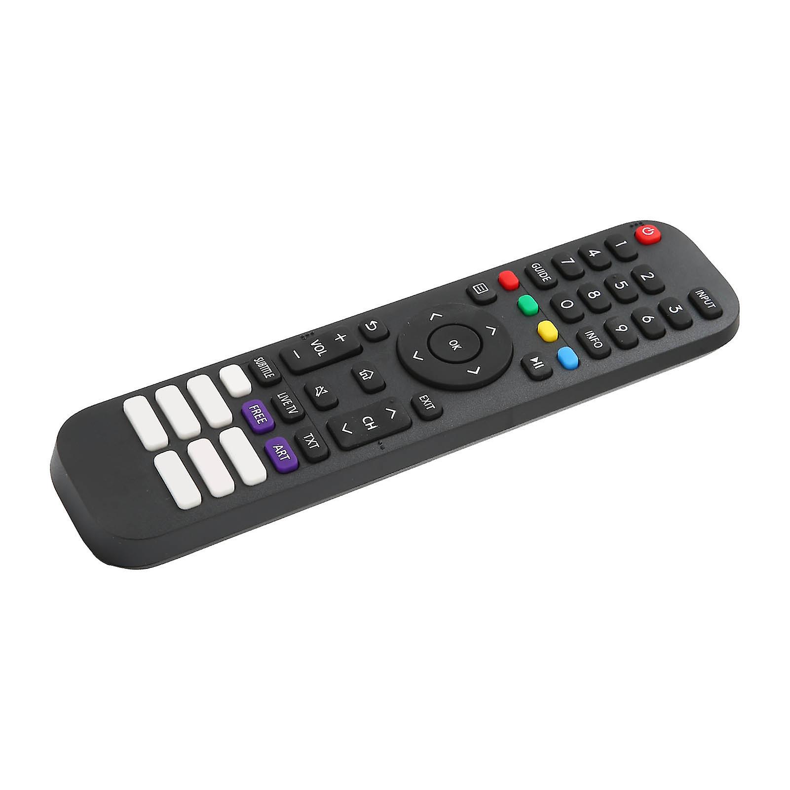 Portable Durable Remote Control for 43/50 Inch Hisense TVs Black