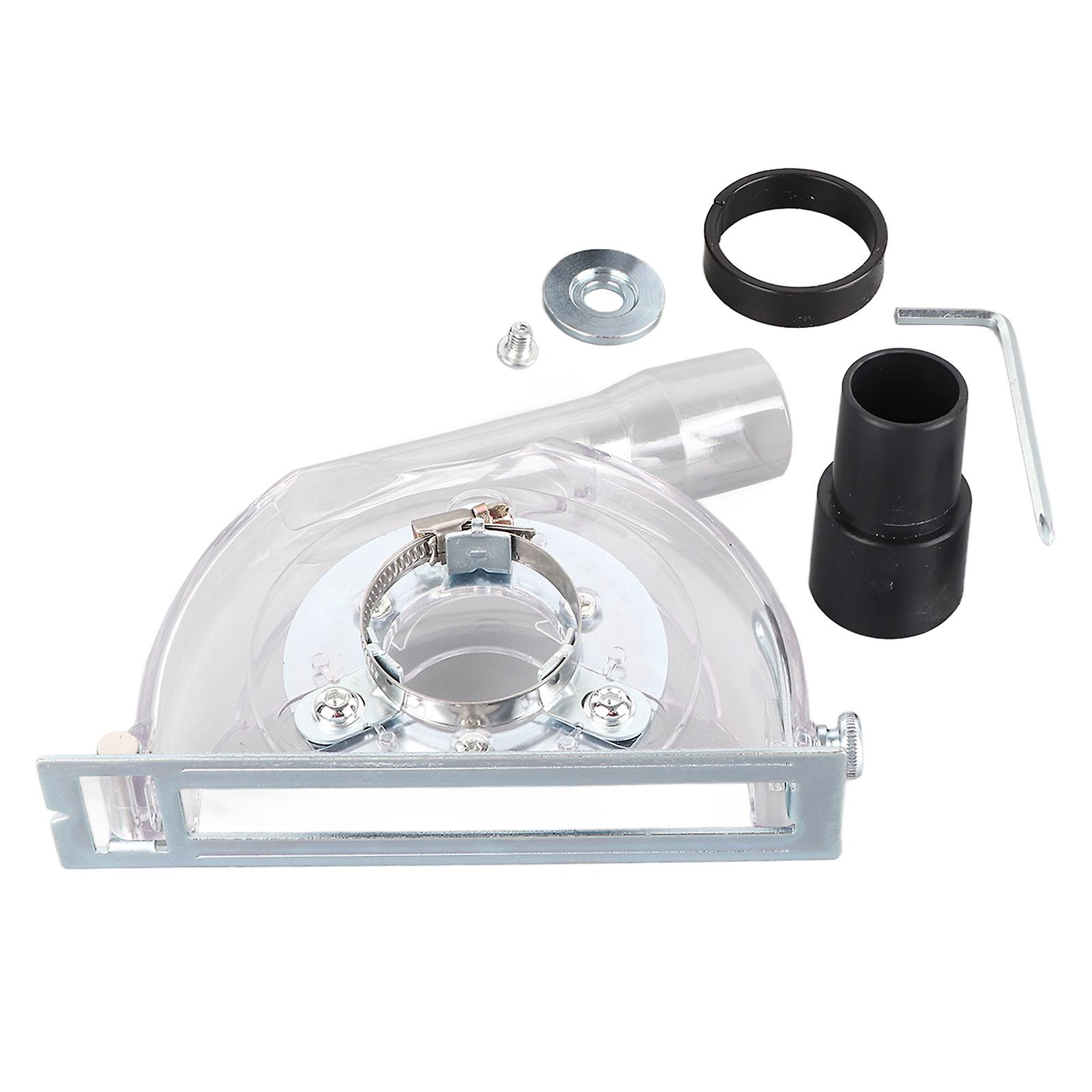 Ouitble Dust Shroud Stone Cutting Dust Cover, Grinding Shroud for 100/125/150mm Angle Grinder & 115/125mm Saw Disc, Dust Shroud for Efficient Dust