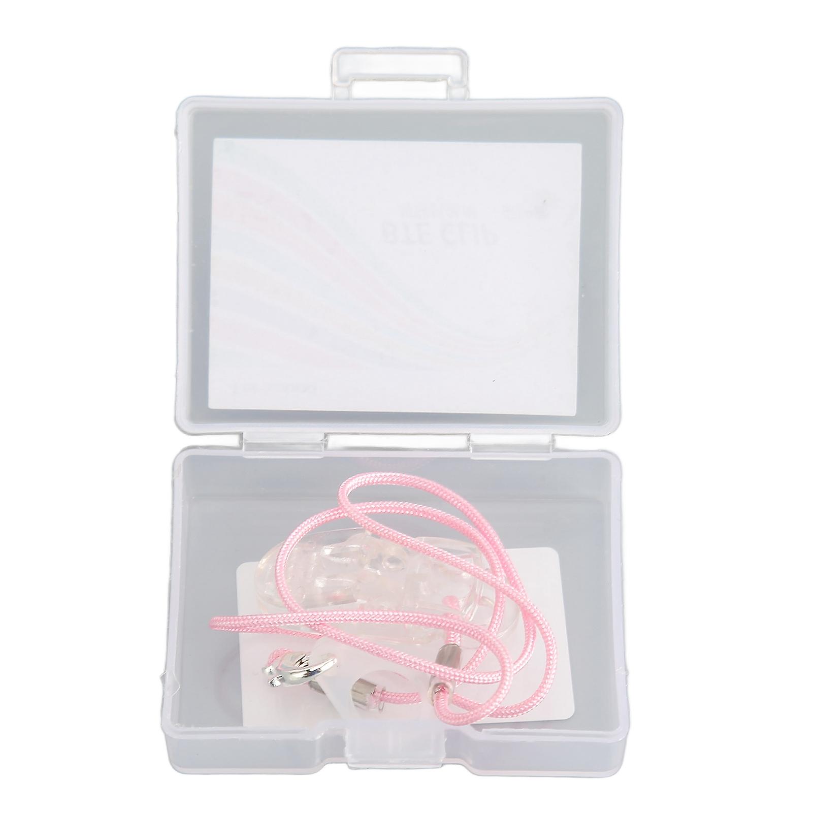 Support pour appareil tif, clip transparent, corde rose en nylon, fixation facile, cordon pour appareil tif, pour le jardinage, monaural