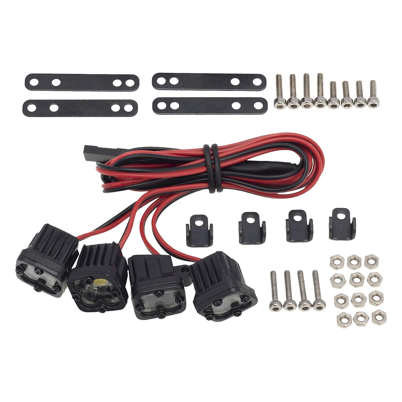 LED Light Headlight Bar High Brightness for TRX4 1/10 Scale RC Crawler Car 2 in 1
