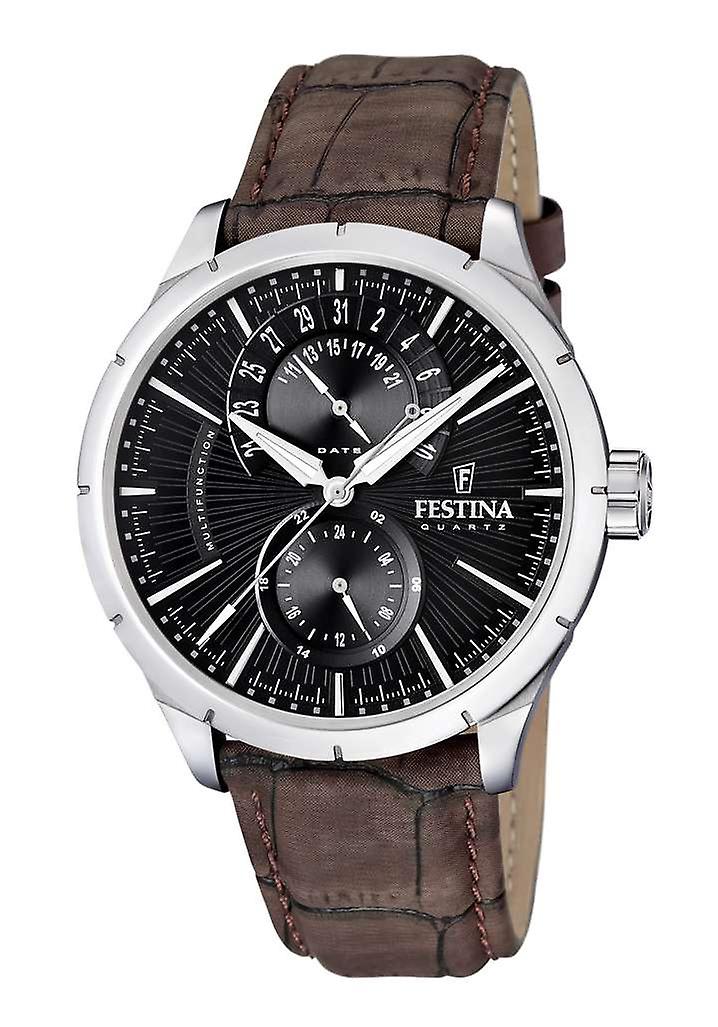 Festina Herren-Multifunktionsuhr Braun (F16573/4) Fruugo ES