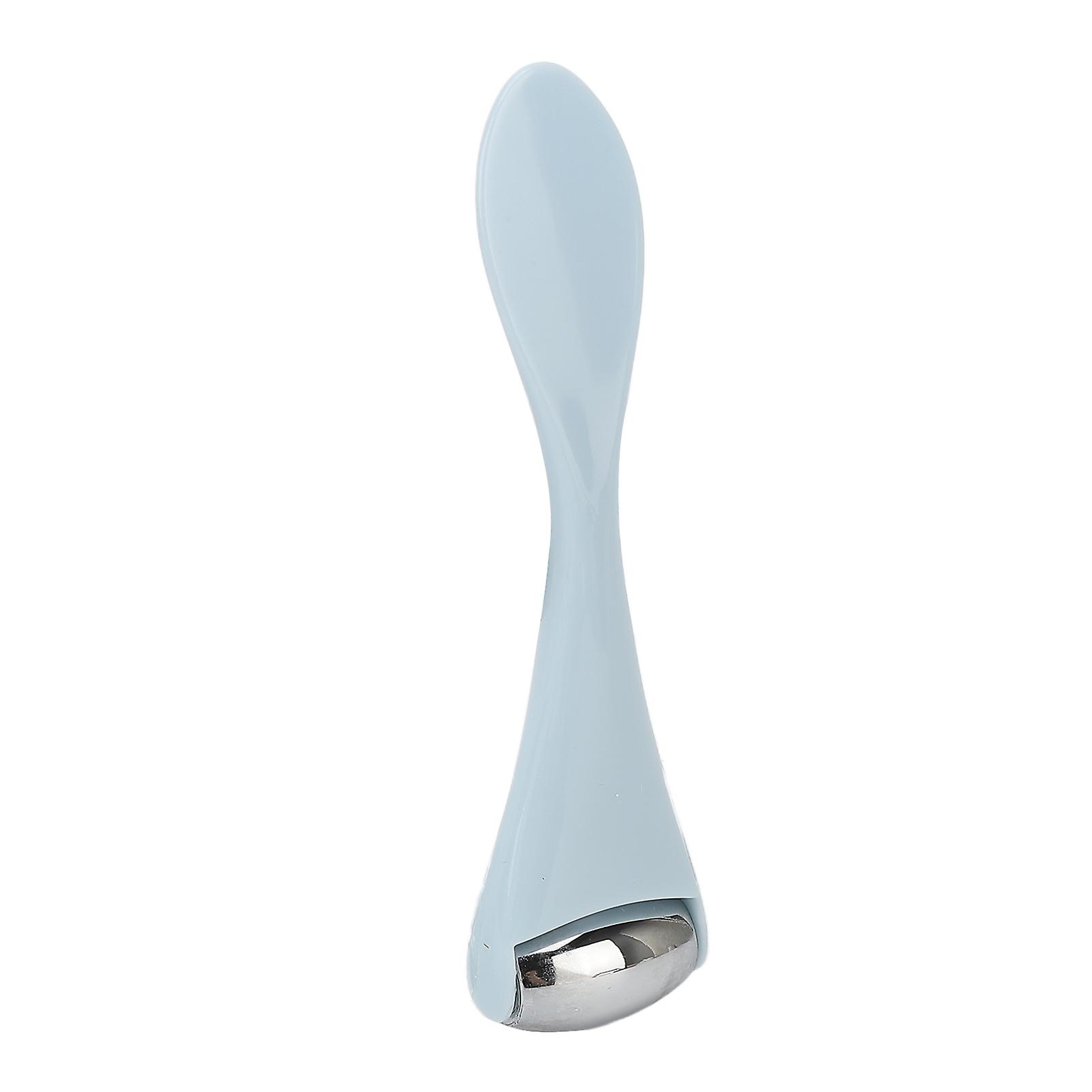 Mini Cooling Roller Spoon Stainless Steel Reduce Fine Lines Reusable Massaging Ice Roller Spoon Light Blue 