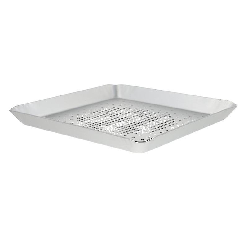35X35x2 ס"מ מחבתות צלייה מכסף 1pc סגסוגת אלומיניום מגש פיצה שימושי פיצה תבנית אפייה כלי אפייה