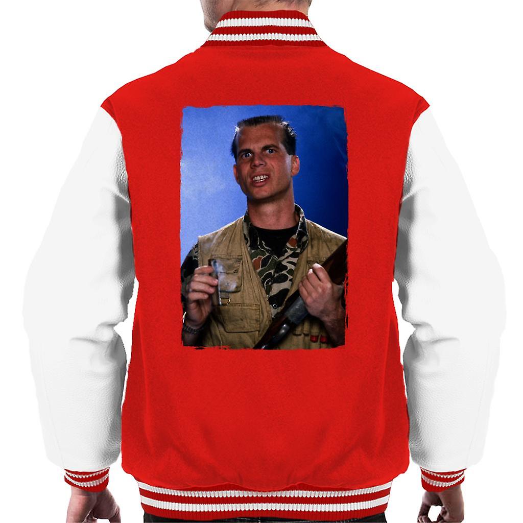 Weird Science Chet Donnelly Røyking Sigar Menn's Varsity Jacket