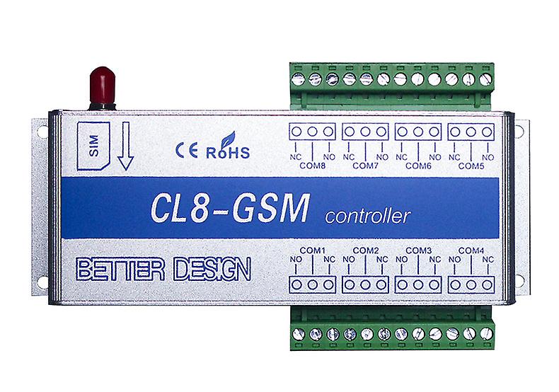 Gsm Remote Controller On/off Switch Cl8-gsm 8 Channel Relay Output Support Temperature Humidity Monitoring