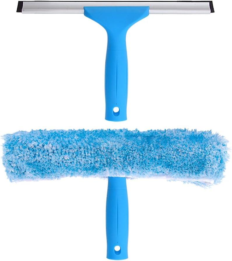 Professional Window Squeegee with Microfiber Brush, Width 25 cm