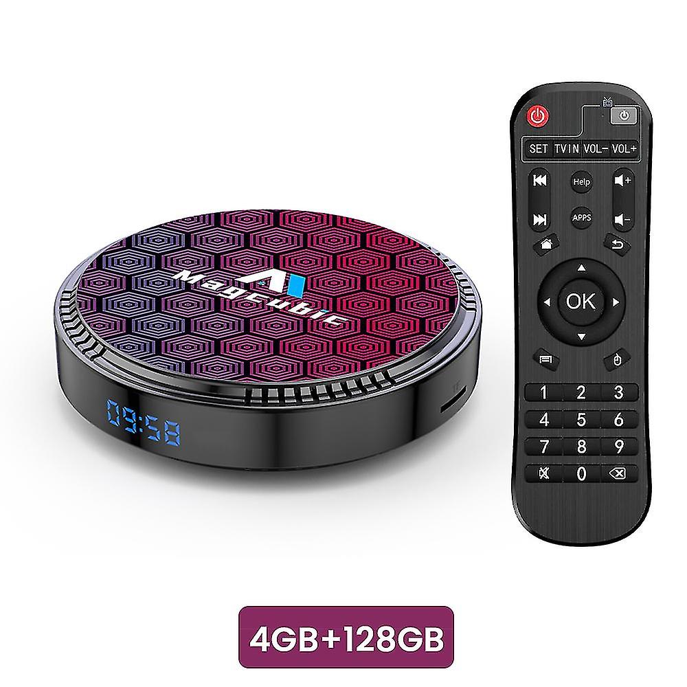 Android 13 4GB/64GB TV Box 4K 3D Quad Core Cortex Support BT5.0 WIFI 6 Voice Media Player Set Top Bo