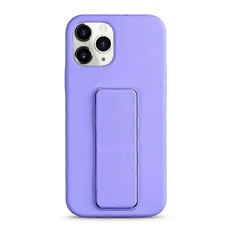 For iPhone 11 Pro Max Liquid Silicone Holder Phone Case