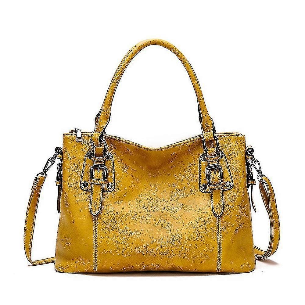 Retro Simple Single Shoulder Bag Large Capacity Texture Handbag Crossbody Bag Ladies