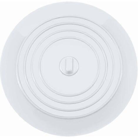 Bath Plug Silicone Sink Plug Kitchen Sink Plug Diameter 15cm For Kitchen, (1pc, White)
