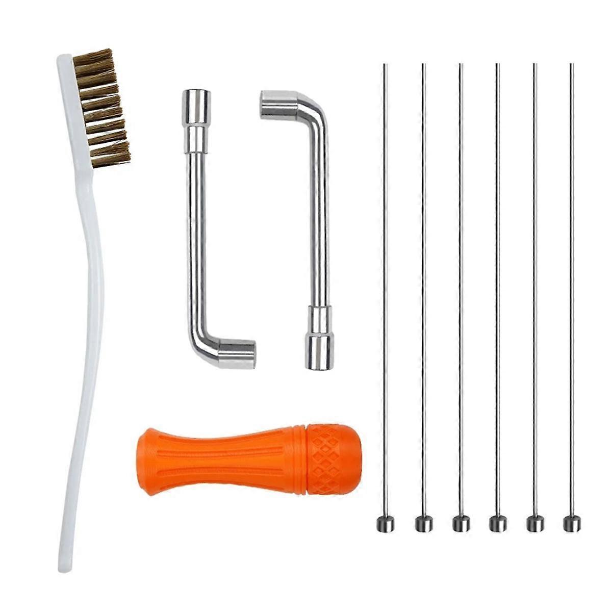 3D Printer Hotend Cleaner Tool No Clogging for M6 M7 MK8 Volcano Nozzles Cleaning Tool for Unclogging Tubes Extruder