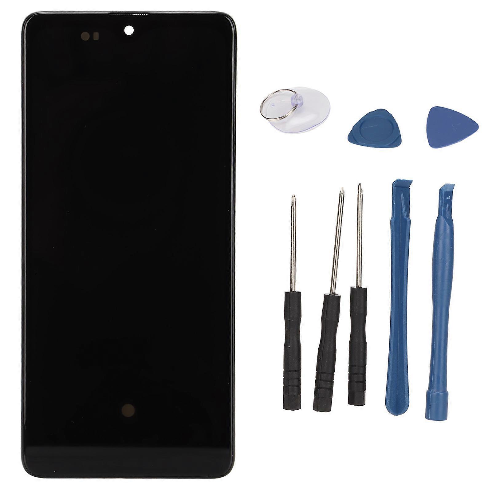 OLED Display Touch Screen Digitizer Assembly Replacement with Frame for Galaxy A71 A715F