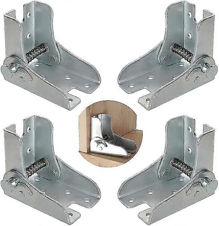(4 Pieces) Folding Frame, Self-locking Hinge, Folding Table Legs, Folding Workbench