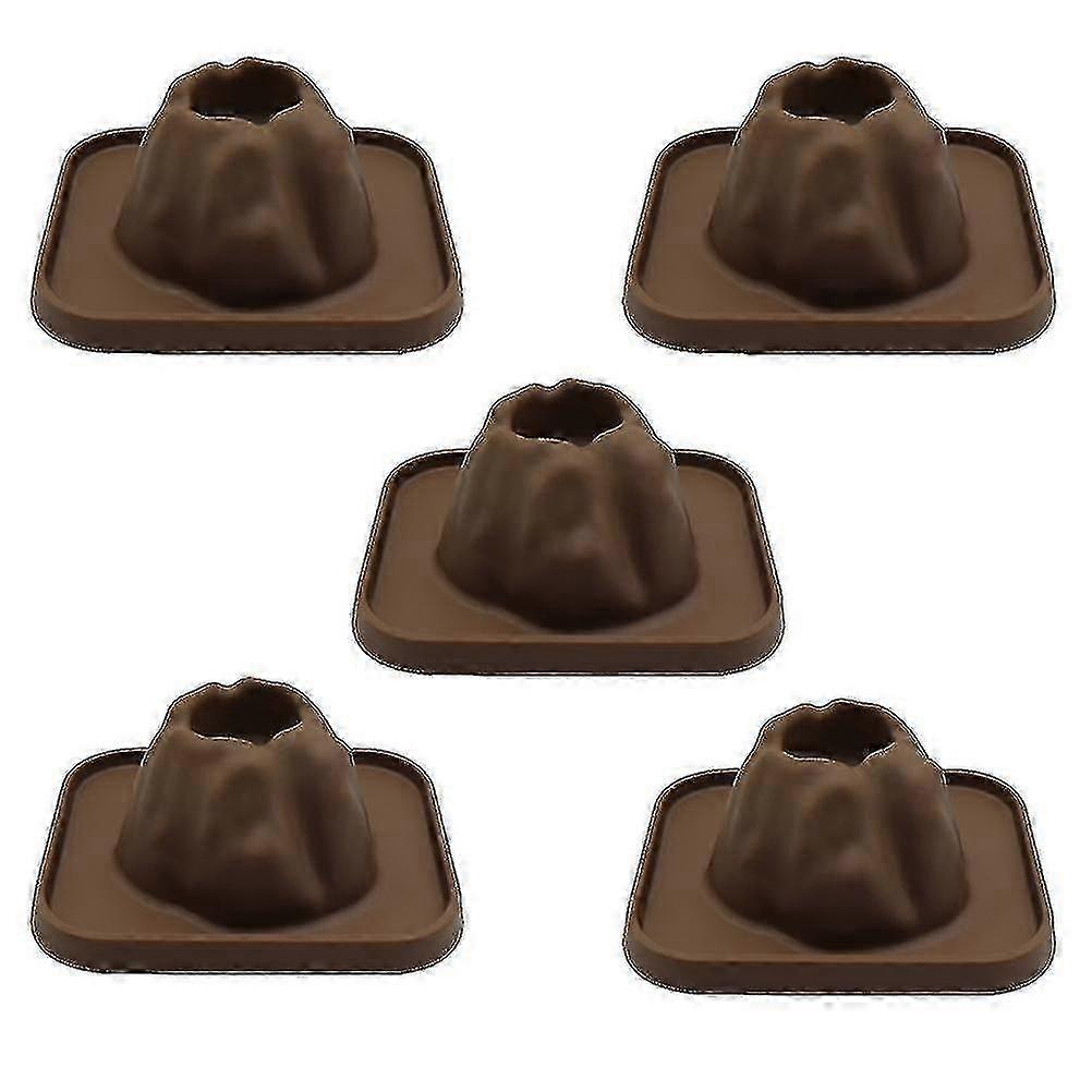 5pcs vulkanutbrudd modell vitenskapelig eksperiment prop vulkan diy modell
