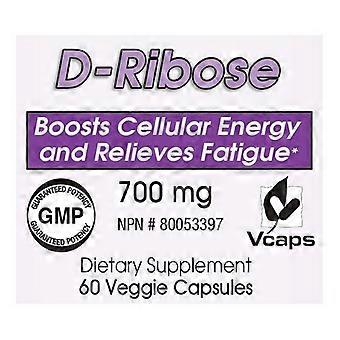 Vita plus Vita Plus D Ribose, 700 Mg, 60 Veggie Capsules (Pack of 1)