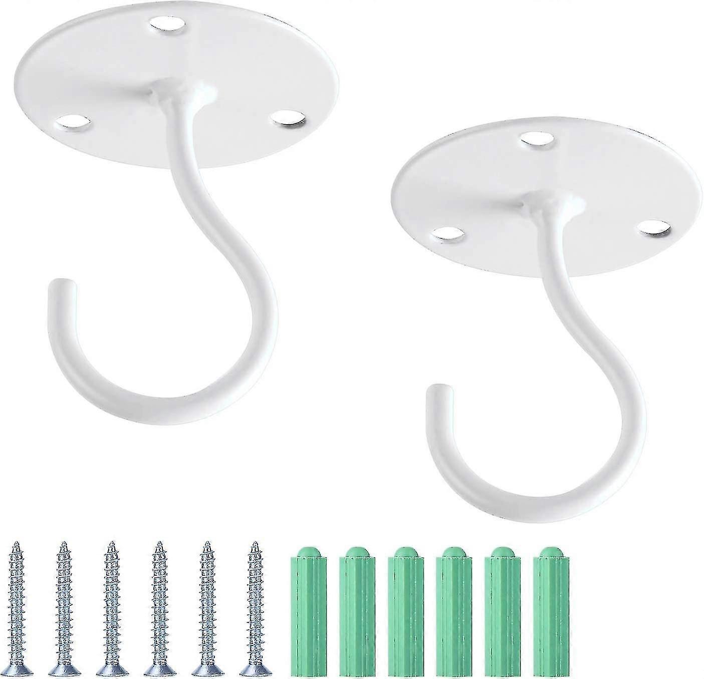 2pcs Ceiling Hooks For Hanging Plants -for Outdoor Decoration Hooks