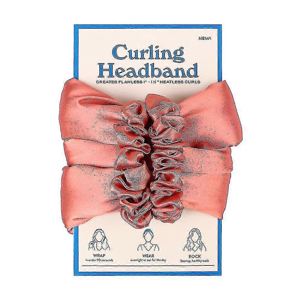 Headband Heatless Curling Rod Headband Women Curly Wave Lazy Hair Curler Wand