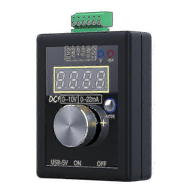 0-5v 0-10v 4-20ma Signal Generator And Rechargeable Battery Pocket Adjustable Voltage Current Simulator Calibrator_L28