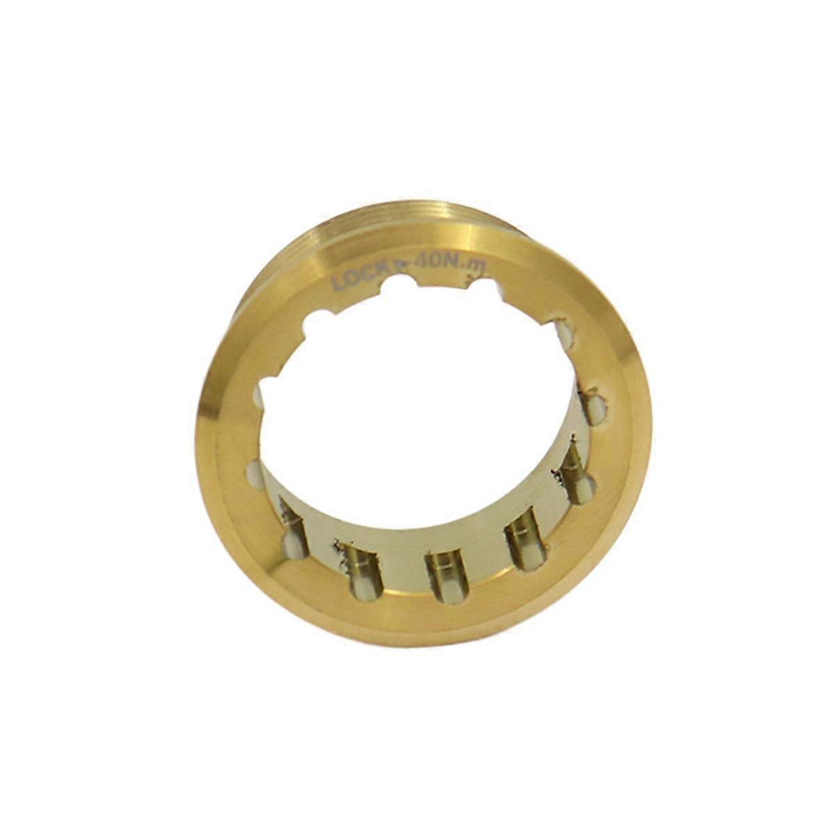 Bicycle 12 Speed Titanium Alloy Freewheel Lock Cover MS Hub Body for M7100 6100 8100 9100 XTR, 3