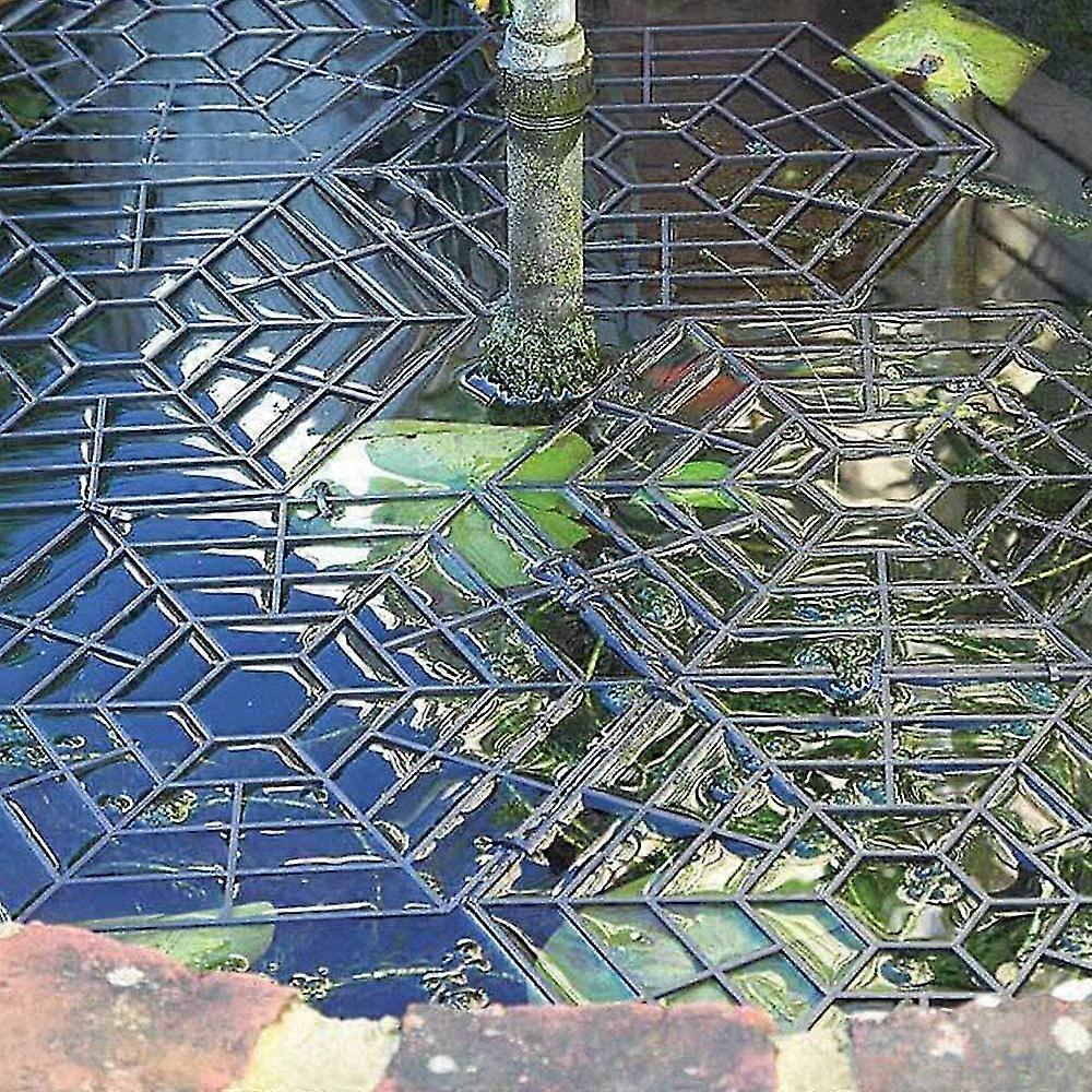 Pack Of 20 Floating Plastic Pond Protection Grills Reusable Pond Protection Nets Lightweight Fish Guards