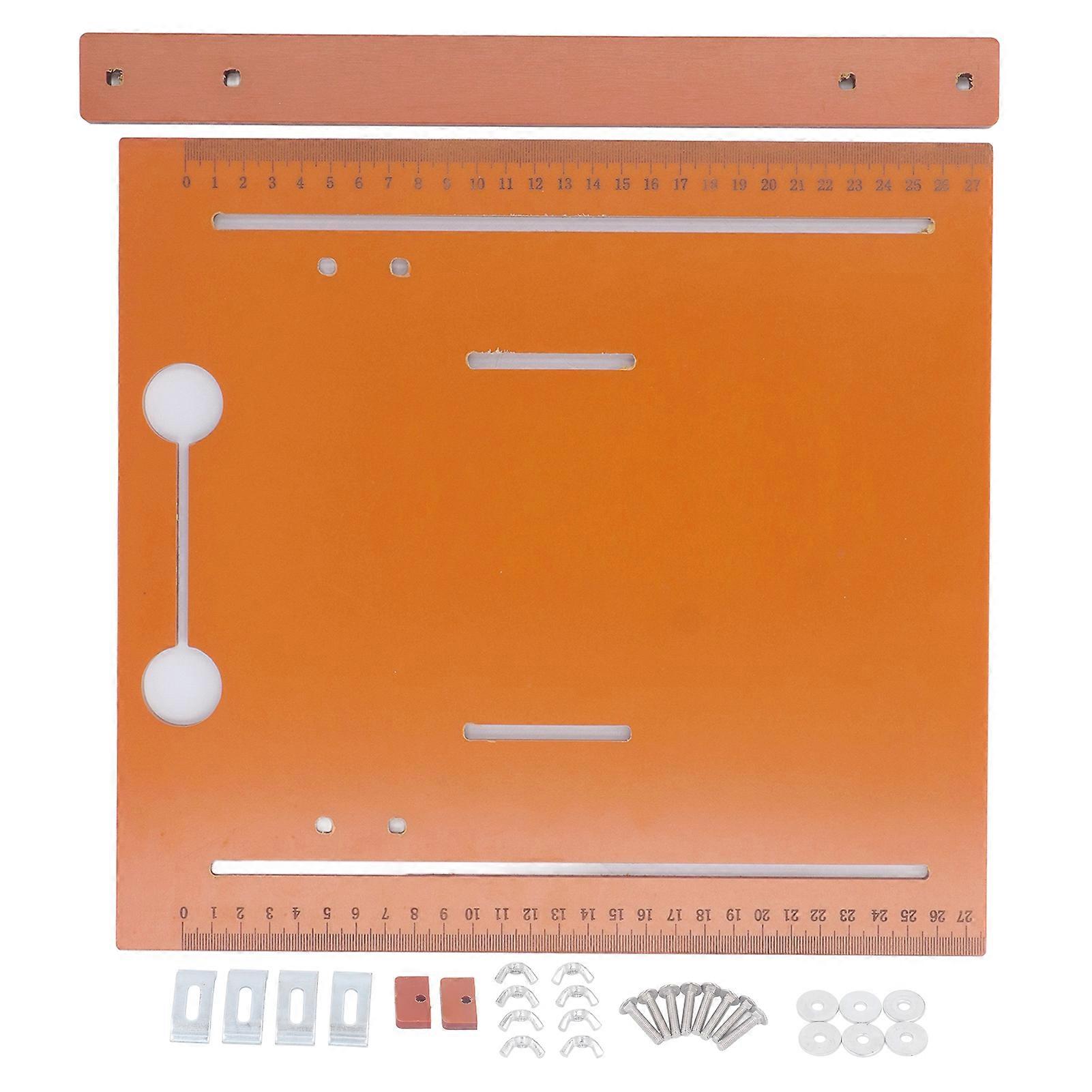 30 × 28 سنتيمتر آلة القطع قاعدة لوحة PP لكمة خالية من المقاييس واضحة النجارة القاطع دليل المجلس أدوات النجارة