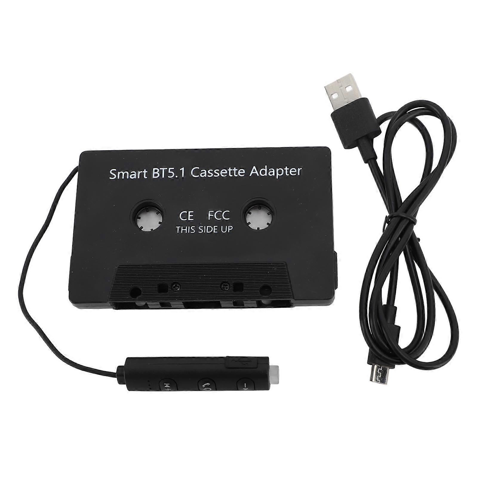 DC5V Bluetooth Cassette Adapter BT5.1 Universal Wireless Cassette Tape to Aux Adapter pentru autoturisme camioane cu casetofon