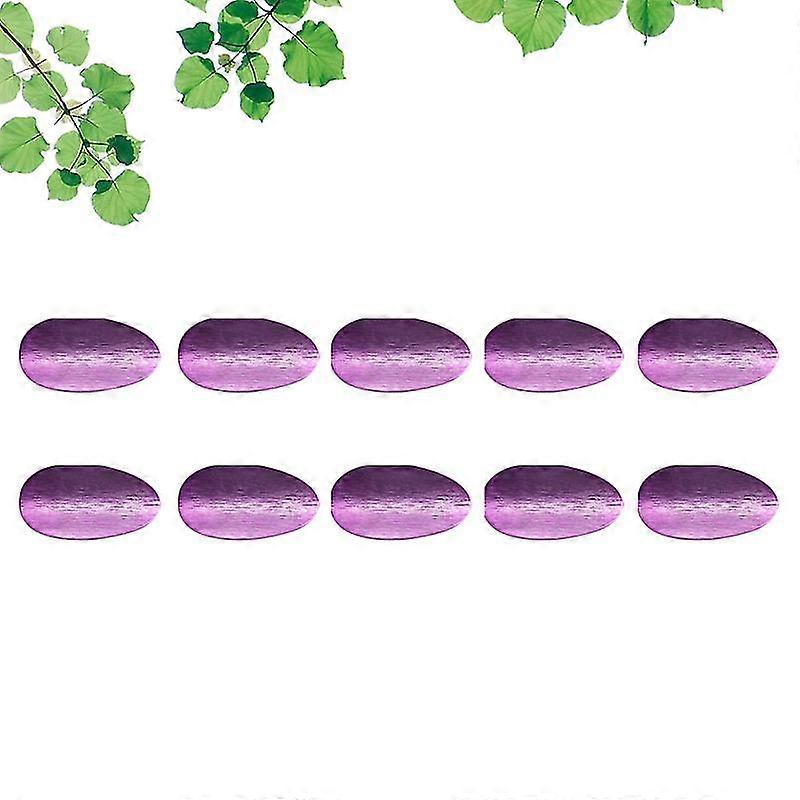10pcs 17x30mm Metal Button Hand Sewing Button Irregular Shape Button Diy Sewing Buttons Overcoat Button Purple