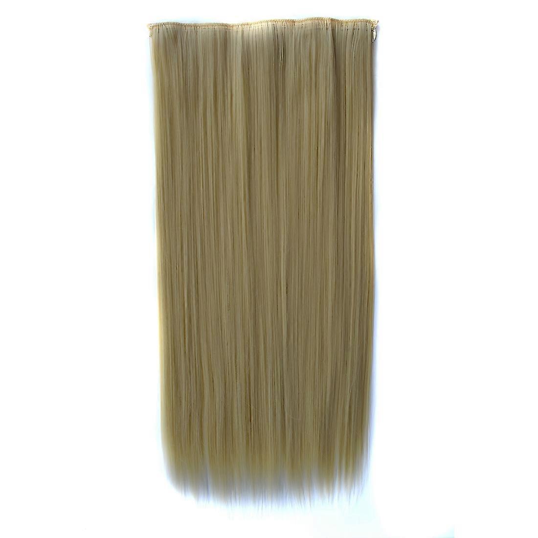 613# One-piece Seamless Five-clip Wig Long Straight Wig