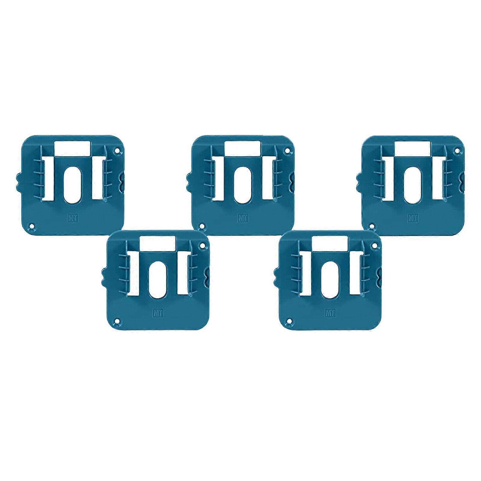 5pcs κάτοχος μπαταριών για μπαταρία Makita14-18V Κλιμακούμενη επιτοίχια βάση για την μπαταρία Makita ΝΕΟ