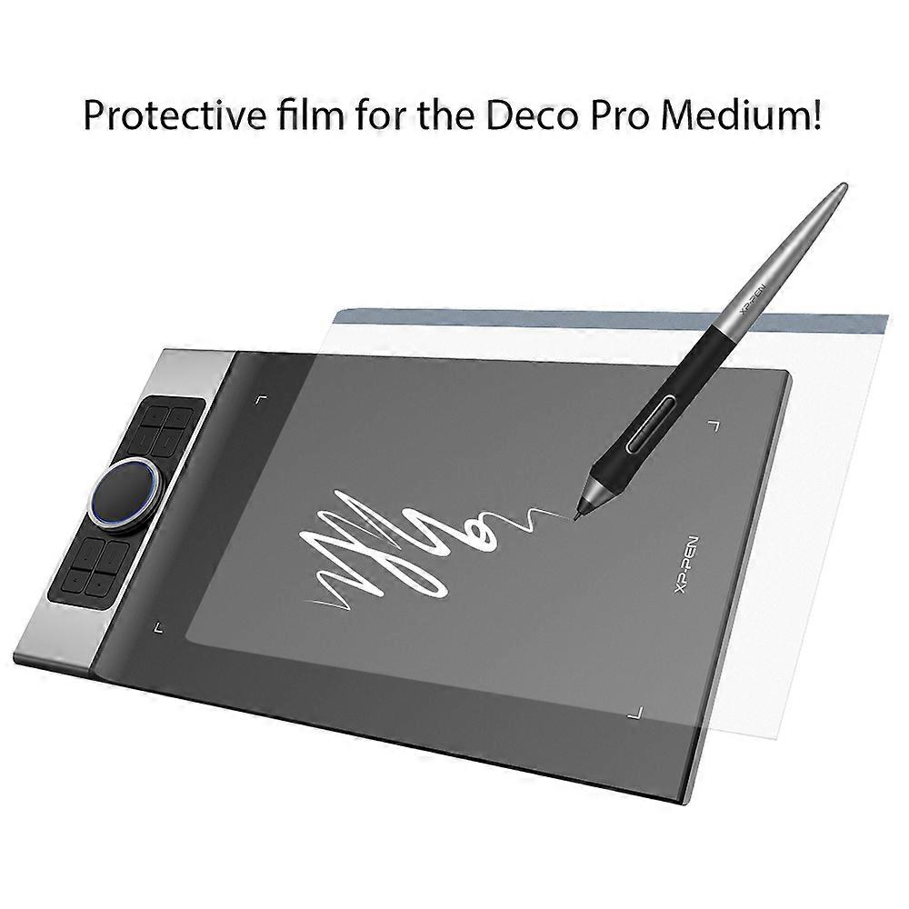 XP-Pen סרט מגן עבור Deco Pro M/Deco Pro MW Graphics Tablet Drawing Tablet (2 חלקים בחבילה אחת)