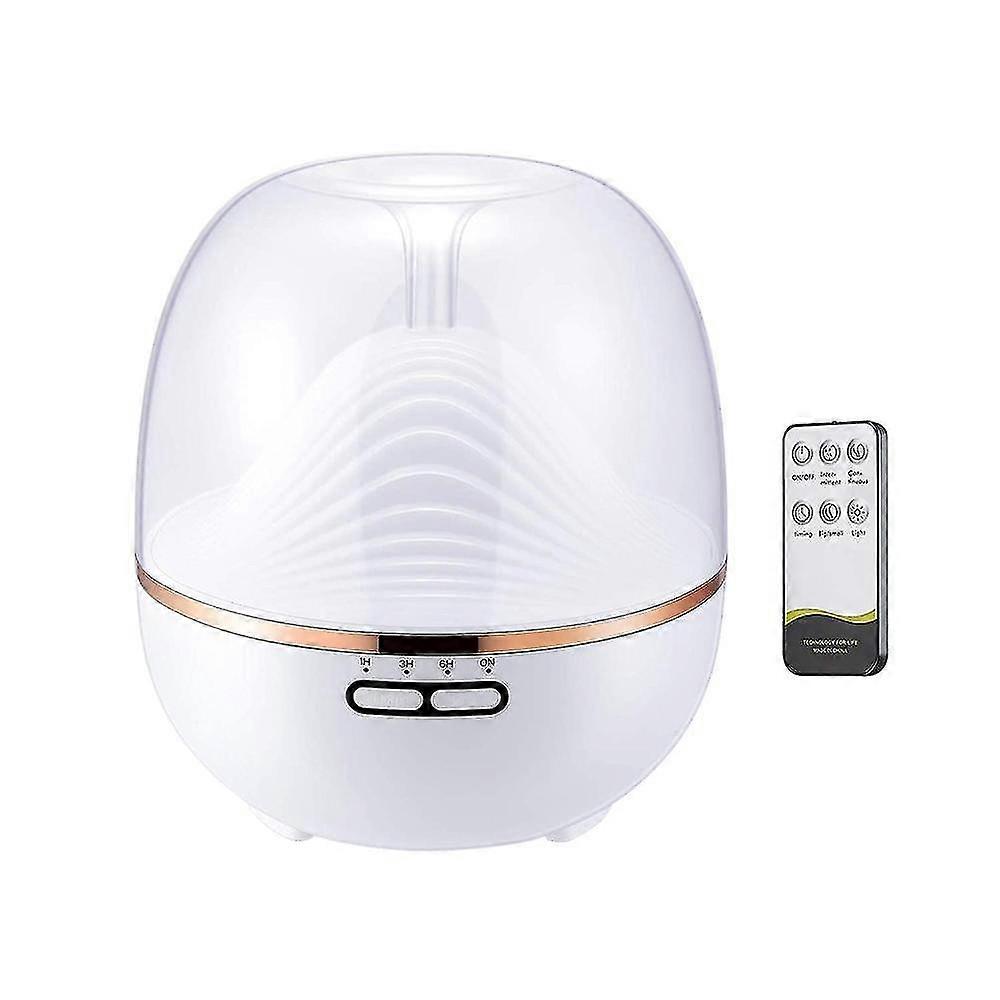 Aromatherapy Diffusers With 7 Colourful Led Lights,white,eu Plug