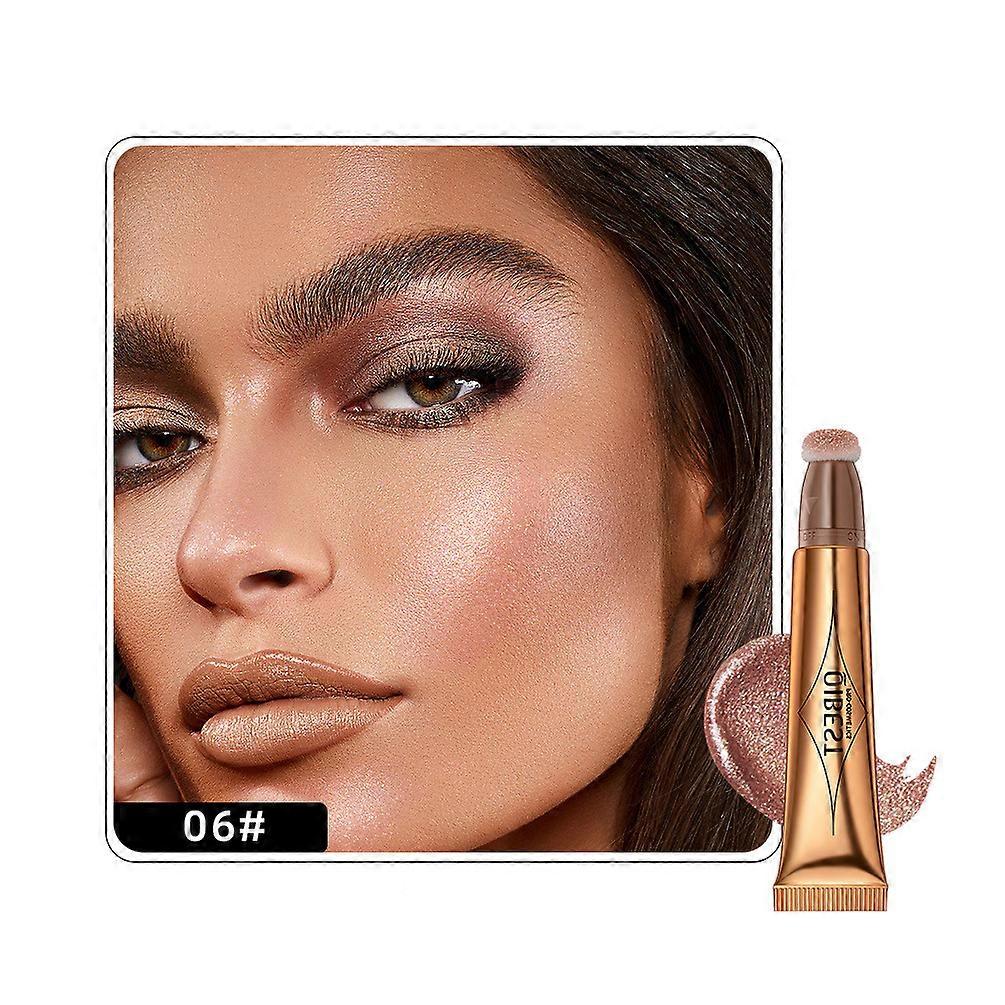 هايلايتر مكياج وأحمر خدود - أحمر خدود ومكياج. كريم أحمر الخدود ومكياج هايلايتر في عصا مزدوجة النهاية. هايلايتر ماكياج ولون للوجه