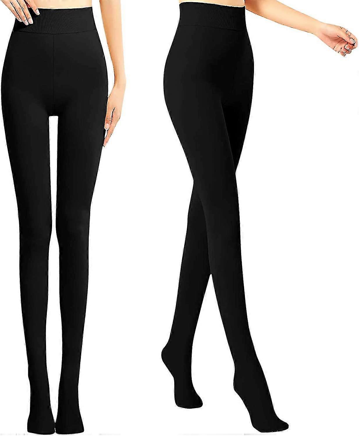 Collant trasparenti traslucidi invernali caldi collant a tinta unita opachi S-xl