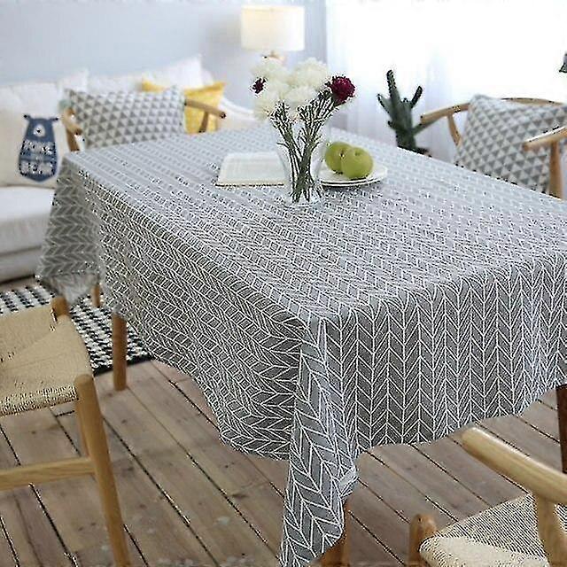 Table Cloth Tablecloths Cover Decorative Cotton Linen Tablecloth Rectangular