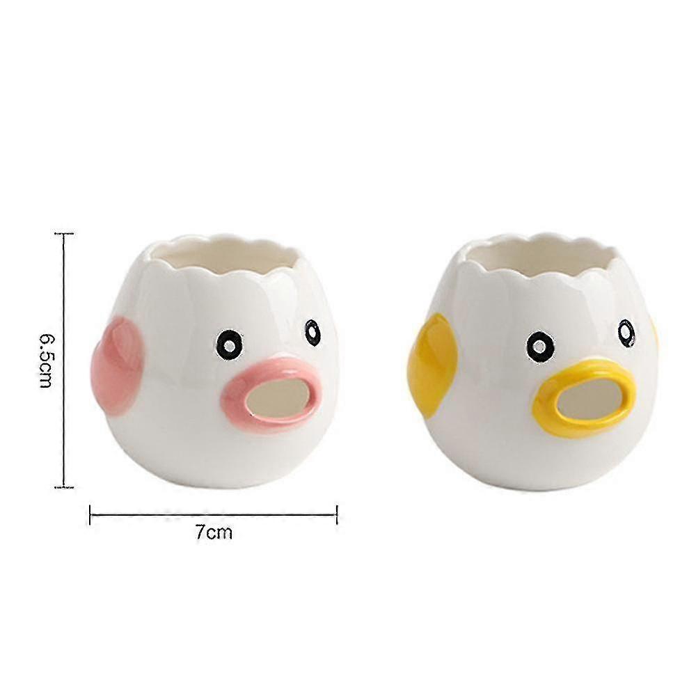 Ceramic Egg White Yolk Separator Tool Baking Cooking Kitchen Tools