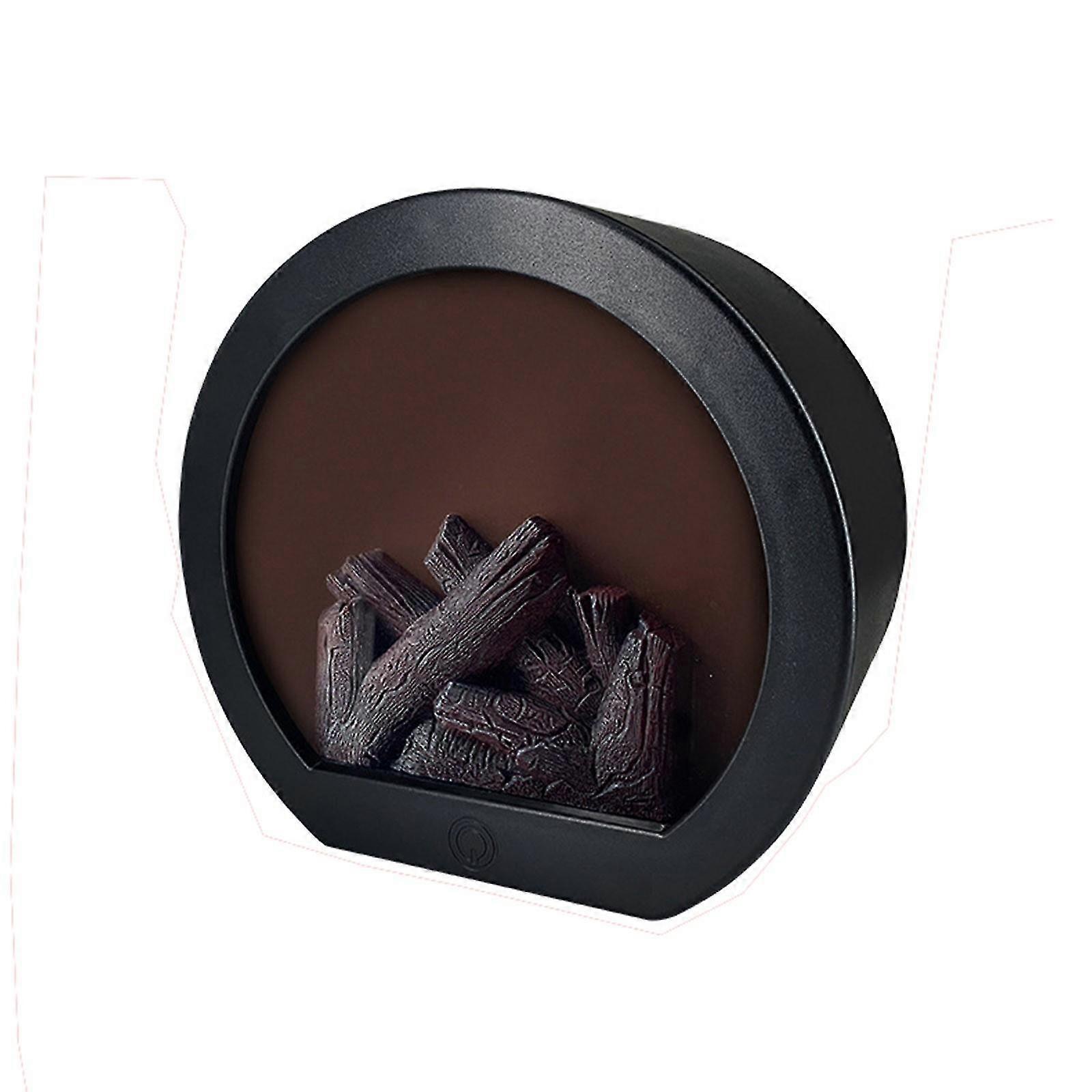 Flame Fireplace Wind Lamp Intelligent Touchsensing Switch Simulation Charcoal Ornament