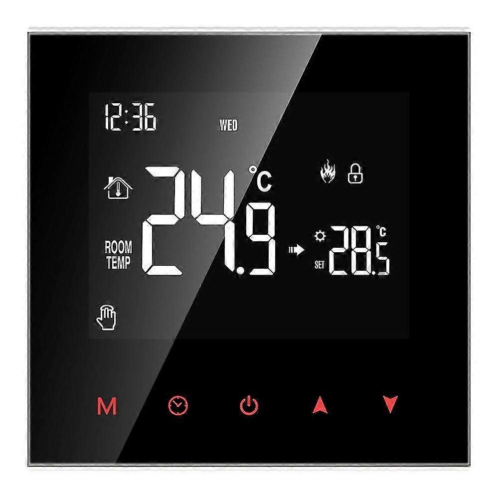 Lcd Touch Screen Thermostat Temperature Controller,3a Water Heating With Build In Sensor Support Al