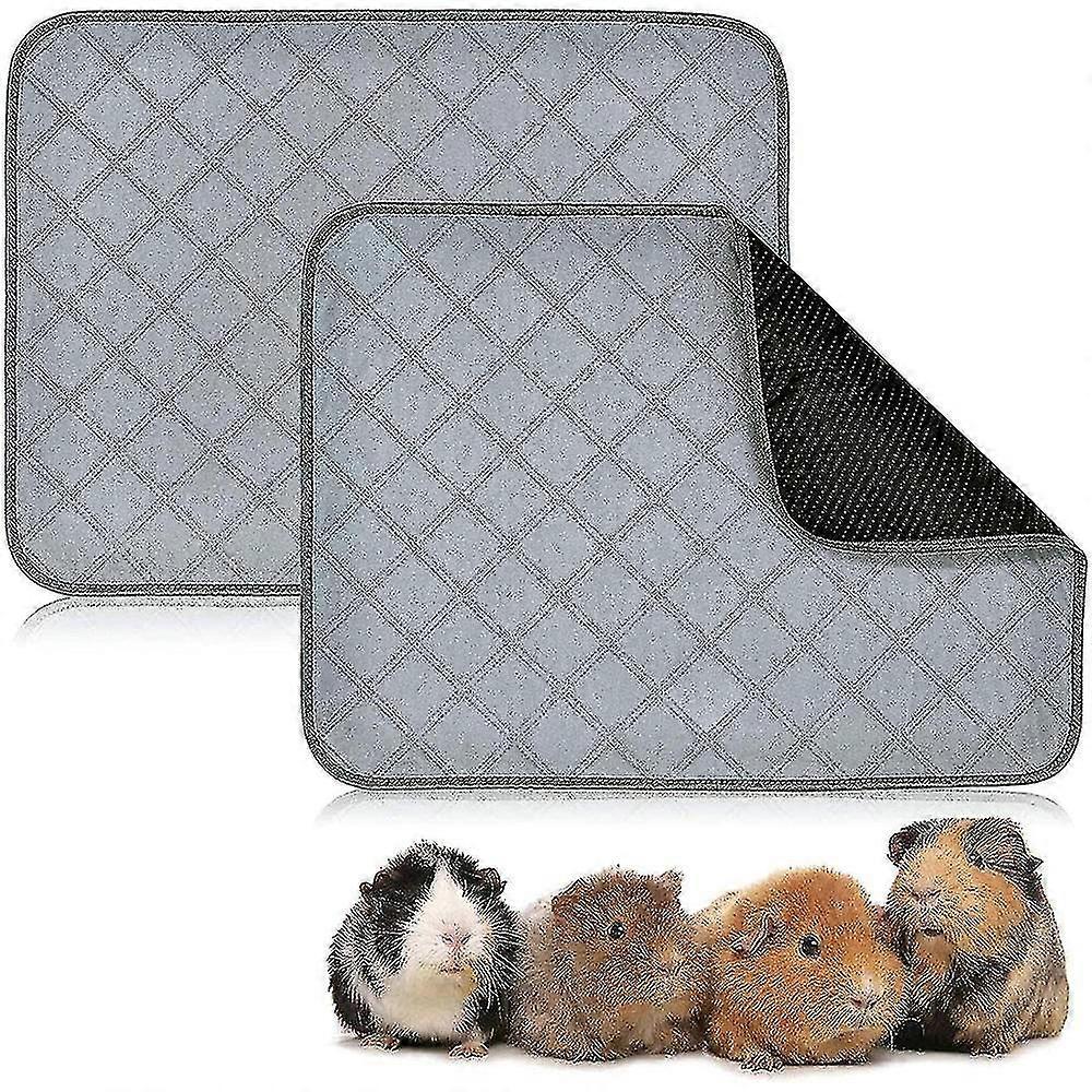 1/2pcs قابل للغسل غينيا خنزير قفص بطانات حصيرة المضادة للانزلاق للماء الحيوانات الأليفة هريرة بول منصات