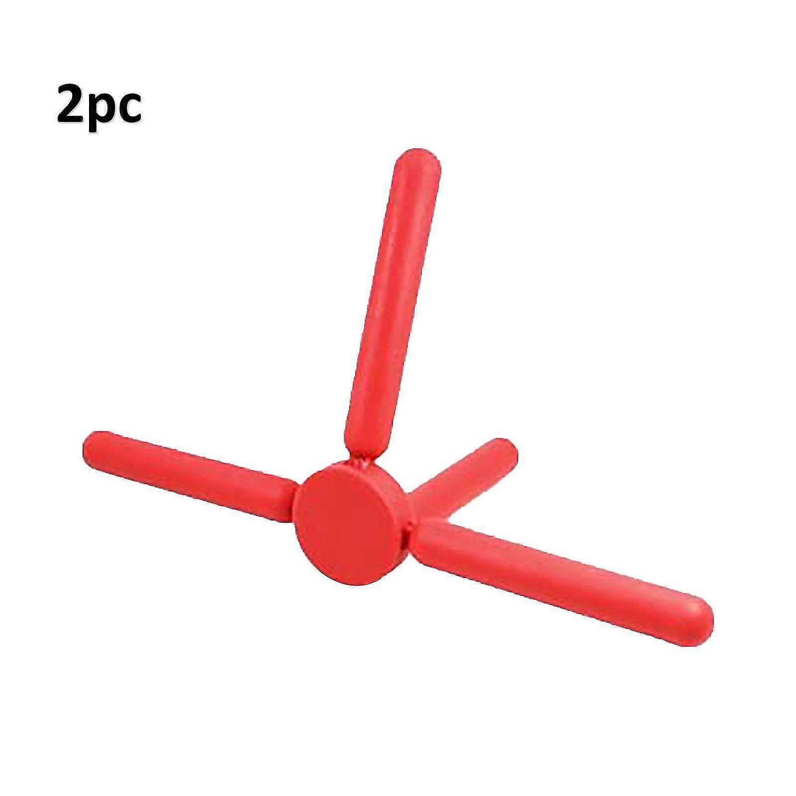 2pc Non-slip Foldable Silicone Trivetsnon-slip Foldable Silicone Trivets