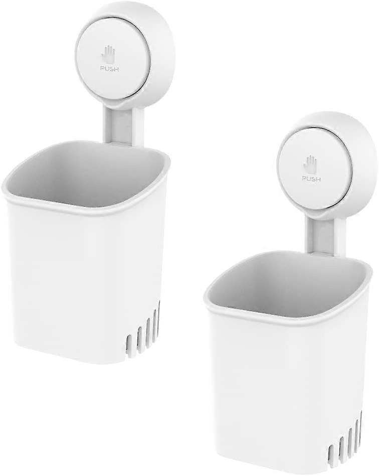 2 Pack Razor Holder for Shower, Removable Suction Holder for Bathroom Electric Toothbrush Toothpaste Tableware Holder