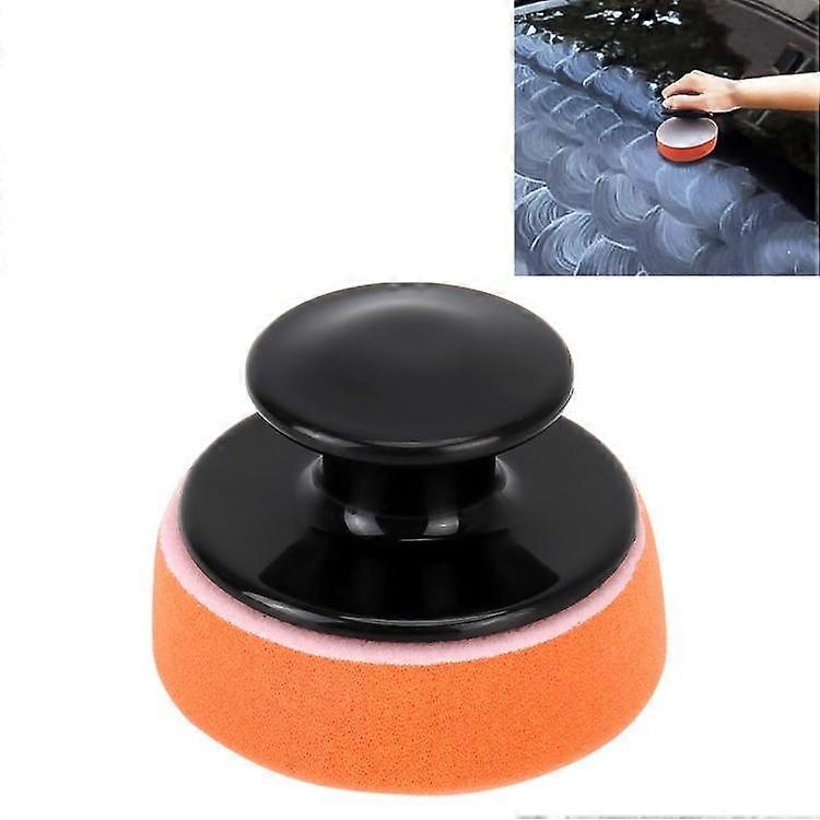 Car Polishing Sponge Round Sponge High-density Sponge, Size:7.5*5cm