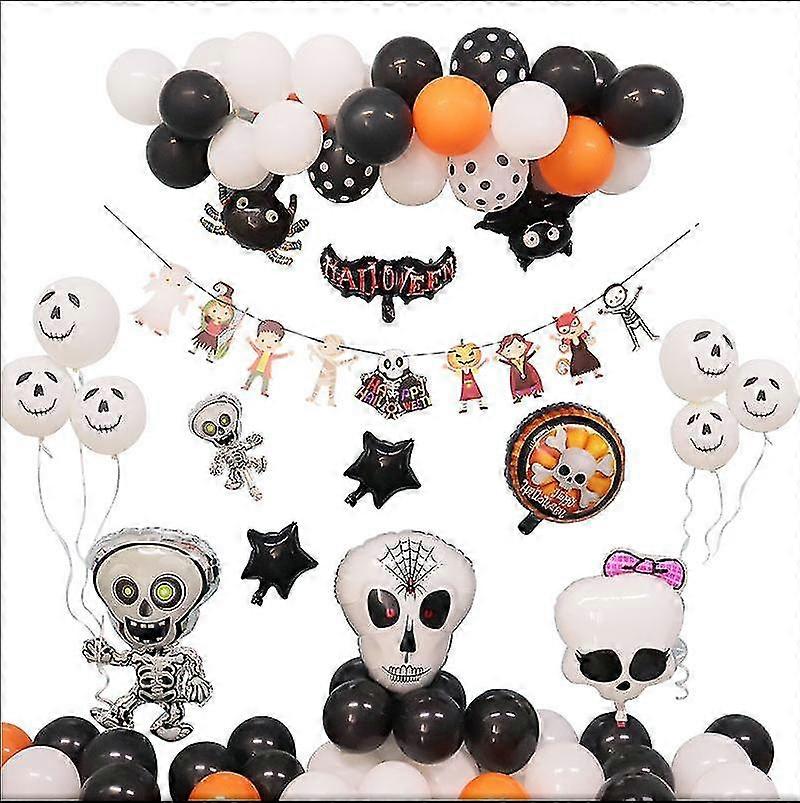 漫画スカルスパイダーシリーズバルーンセットフェスティバルカーニバルパーティーオーナメントハロウィーンデコレーション
