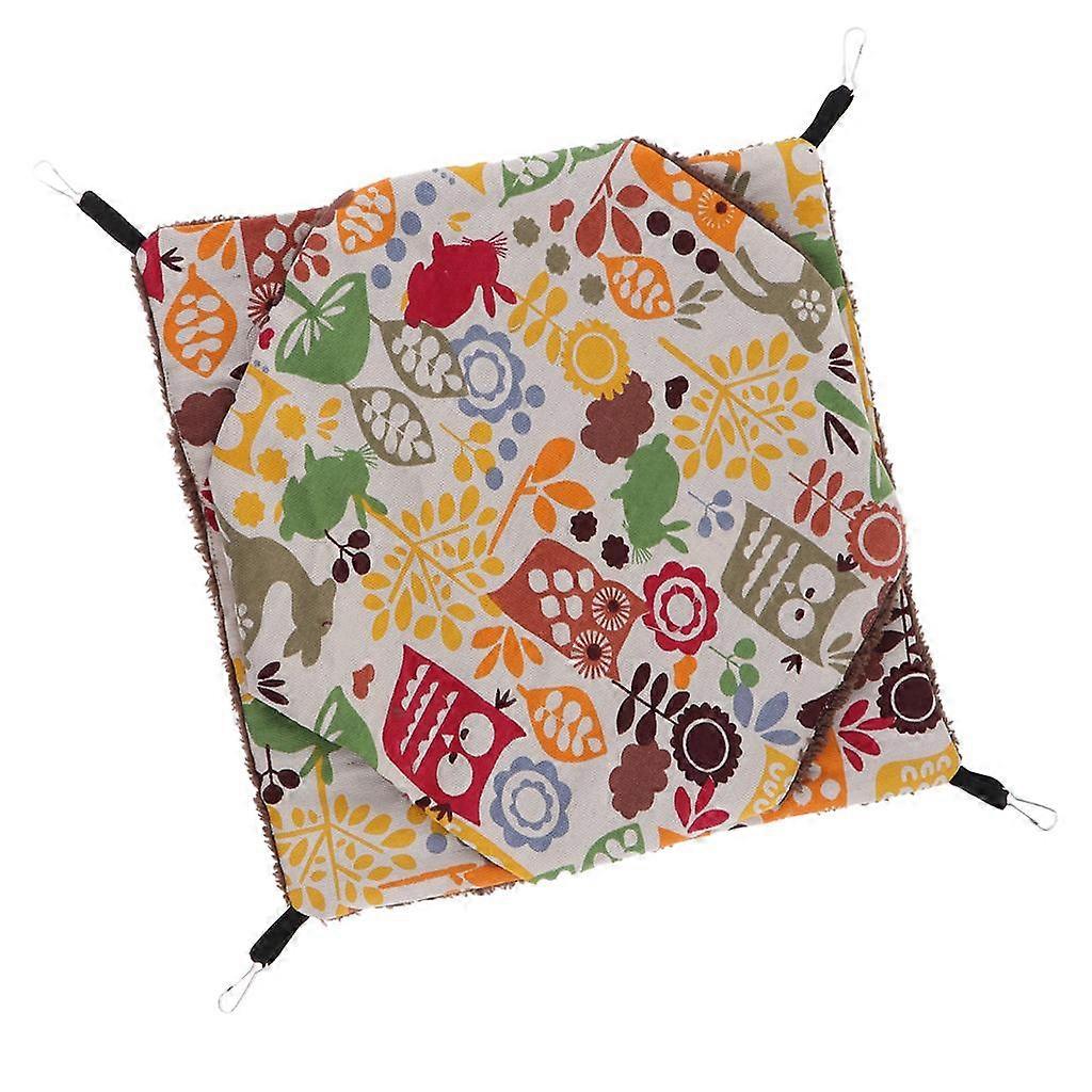 Soft Warm Durable Reusable Bunk Pet Hammock Sleeping Bag Leaf L