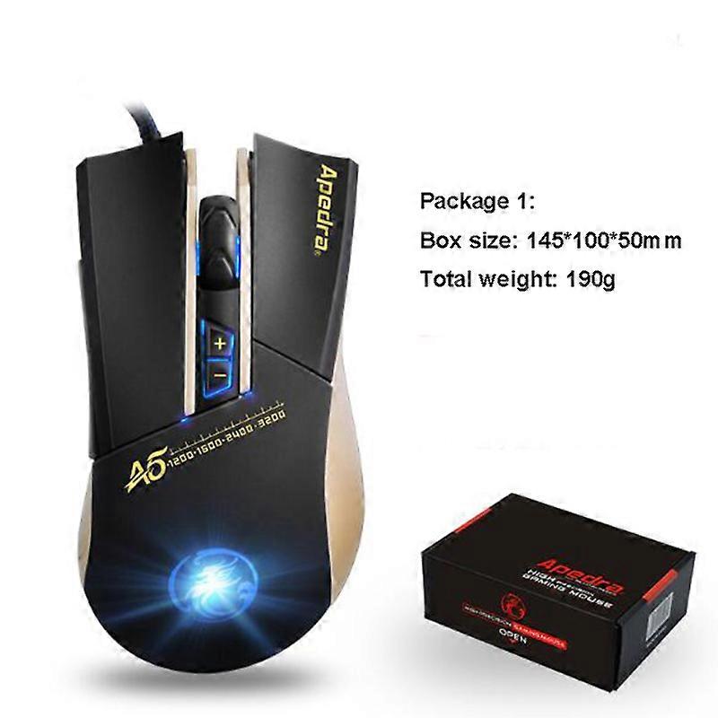 MIMIGO Gaming Mouse with 7 Programmable Buttons, Chroma RGB Backlight and 3200 Adjustable DPI, Ergonomic USB Computer Mouse with High Precision Sensor