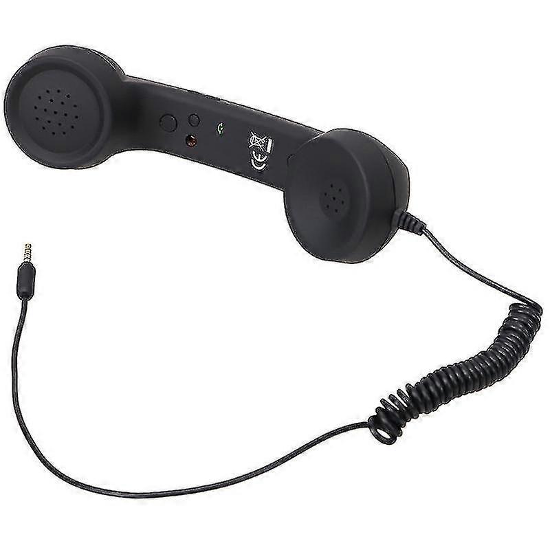 3.5mm Retro Mobile Phone Cellphone Receiver Telephone Handset With Microphone